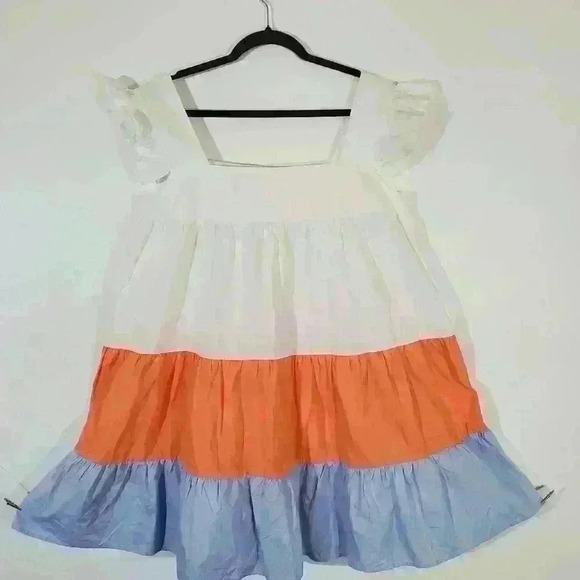 ALTAR'D STATE Tierd Colorblock Maci Style but is a Mini Ruffle Sleeve - Picture 3 of 5